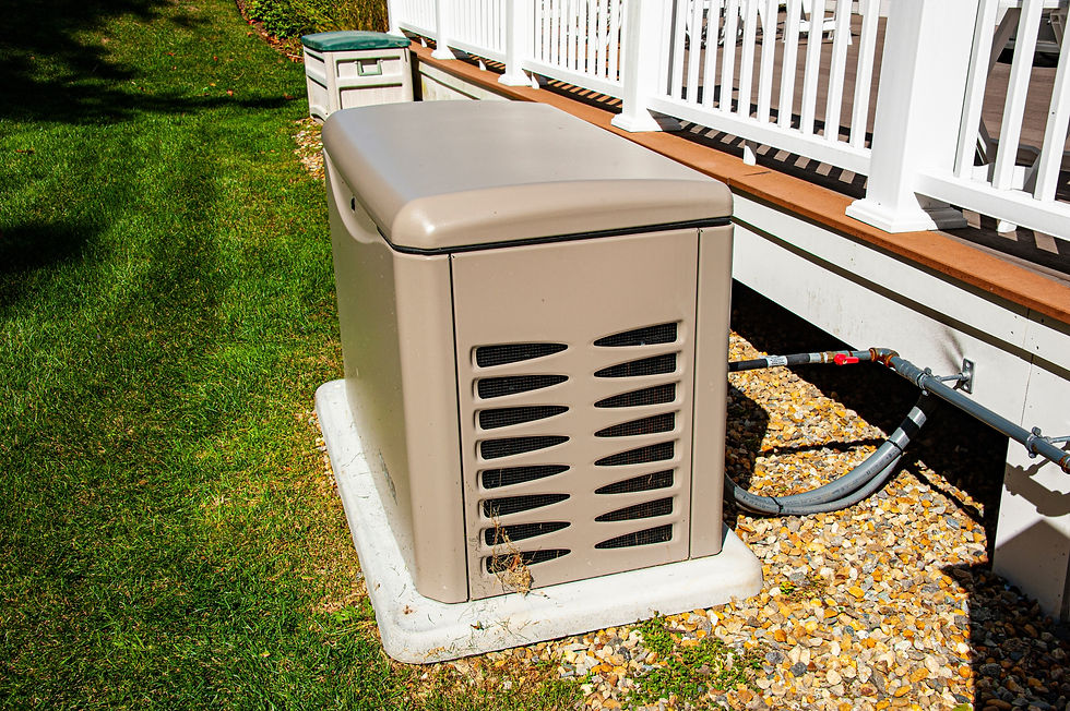 Residential generator installation