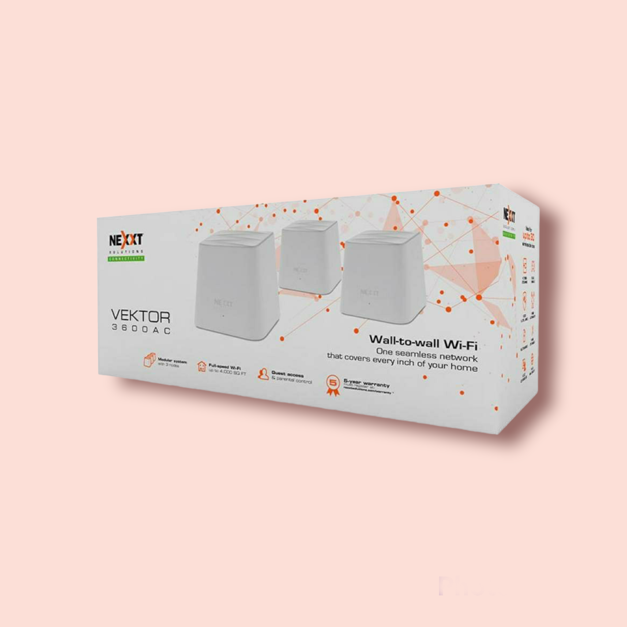 Vektor3600-AC / Sistema inalámbrico mesh para toda la casa