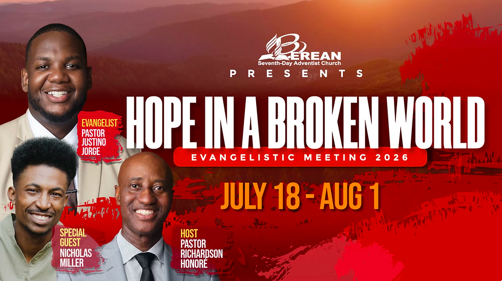 "Hope In A Broken World": Evangelistic Meeting 2026 (Series Wrap Up)