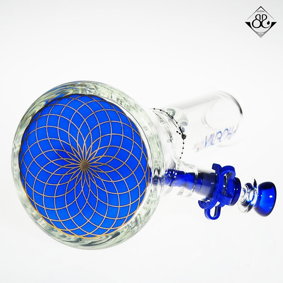ภาพขนาดย่อ: บ้องแก้ว | PHX  Flower of Life 12inches 9mm Thick Glass Beaker