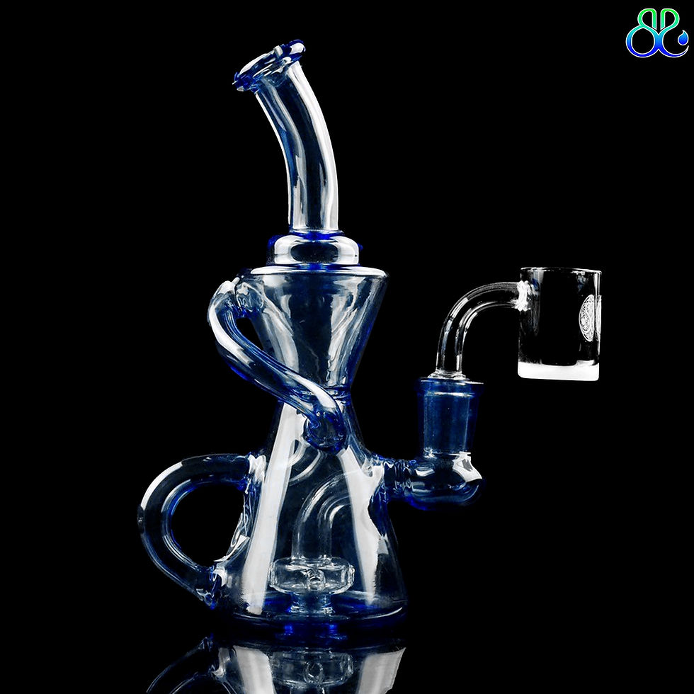 Thumbnail: บ้องแก้ว | 7Inches Blue Recycler Rig