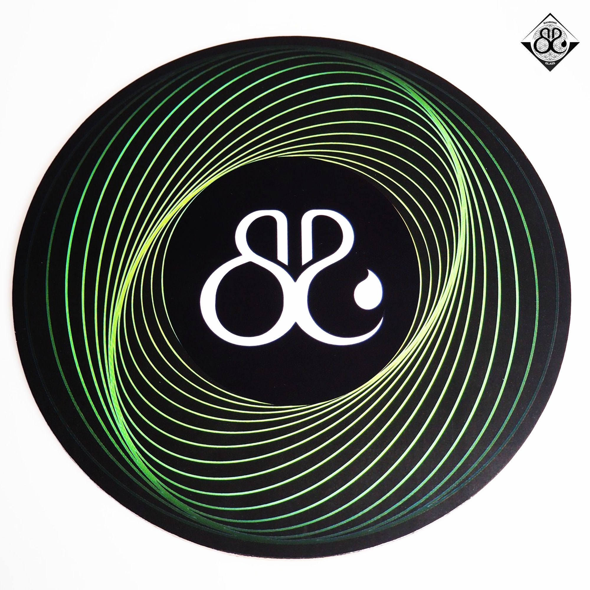 BB Green Curved Cork Colored Bong Mat 