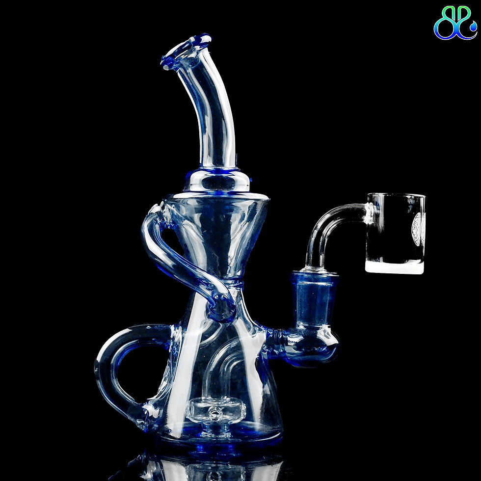 ภาพขนาดย่อ: บ้องแก้ว | 7Inches Blue Recycler Rig