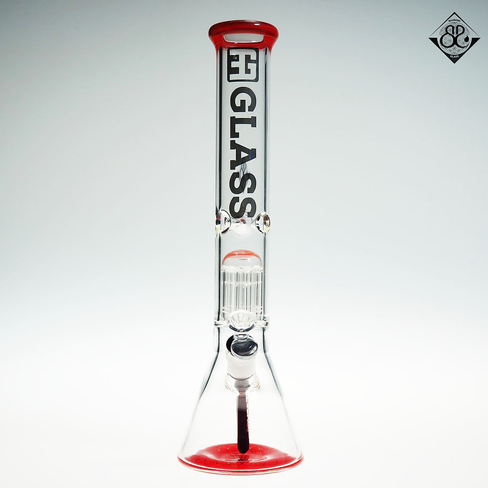 ภาพขนาดย่อ: บ้องแก้ว | 16Inches EG American Color Double Perc Beaker