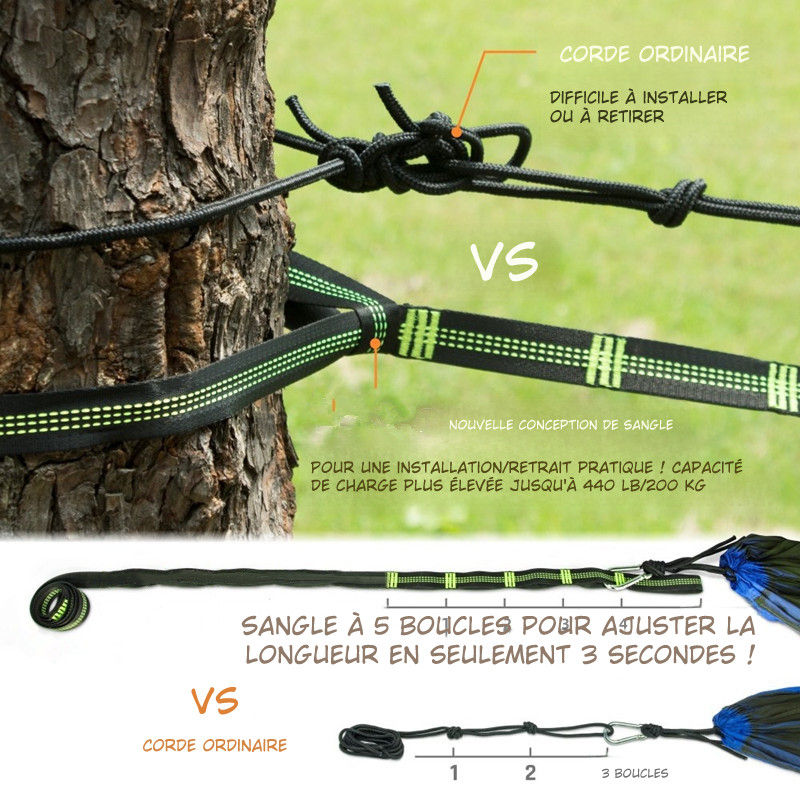 Miniature : Hamac Moustiquaire Pop-Up Automatique - Kit Bivouac Complet