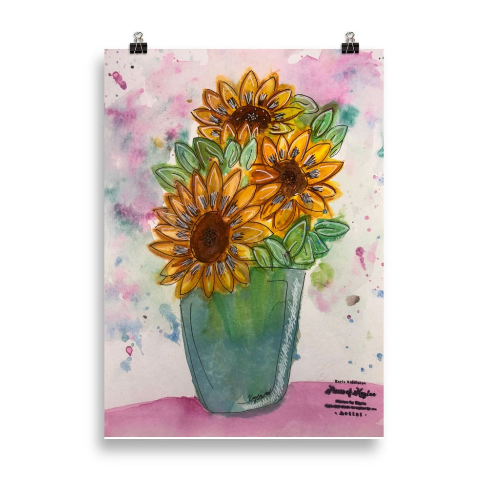 Sunflower Poster