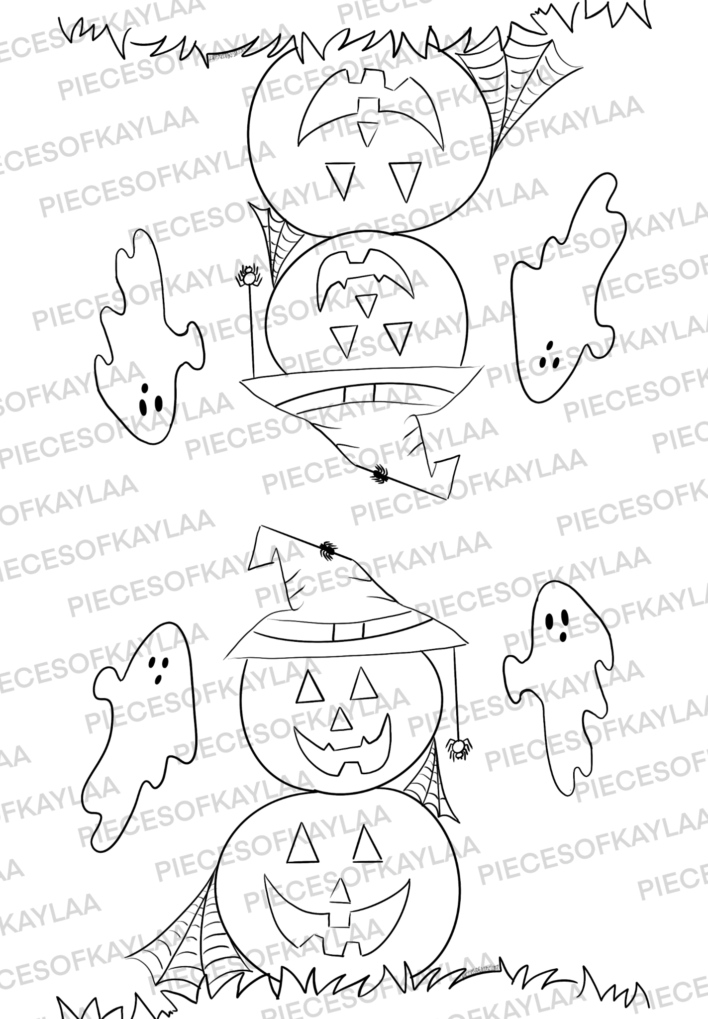 Children’s Halloween Coloring pdf
