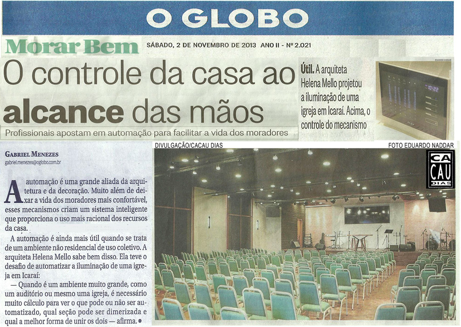caderno Morar Bem: O Globo