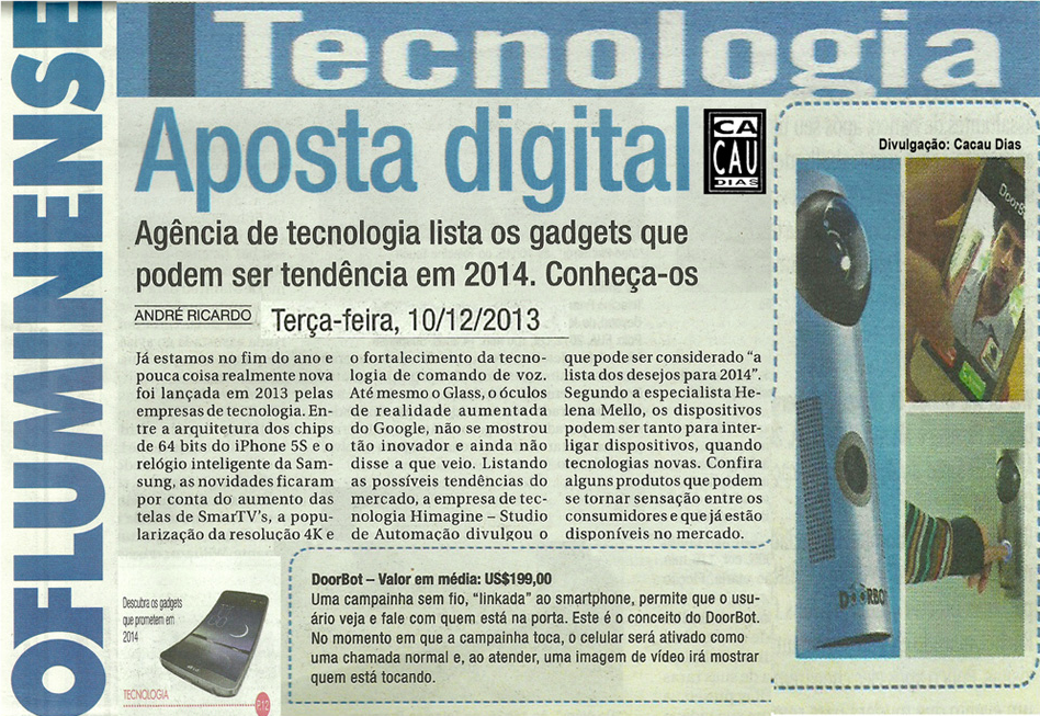 Caderno Tecnologia Jornal Fluminense