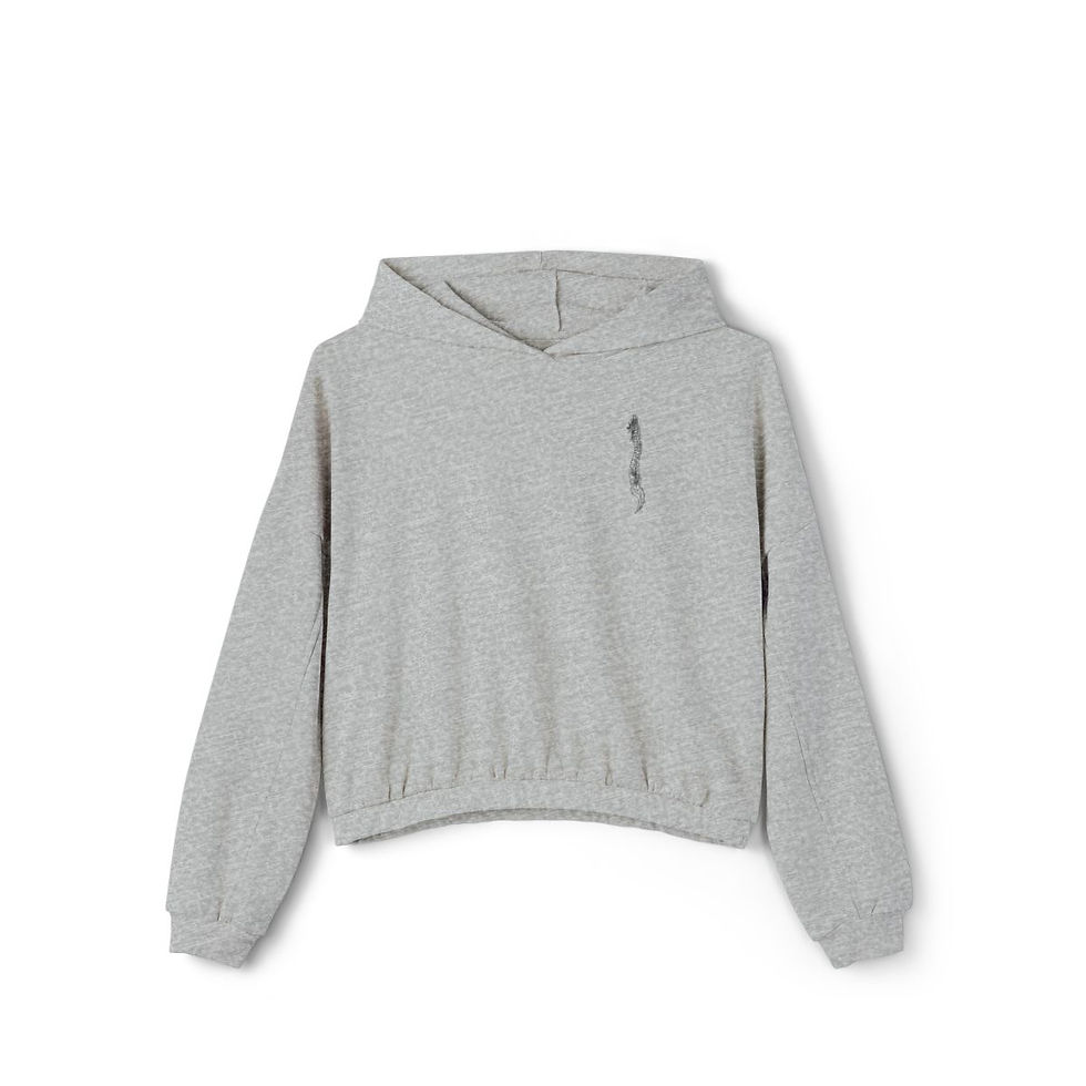 Thumbnail: PCC Logo: Women's Cinched Bottom Hoodie