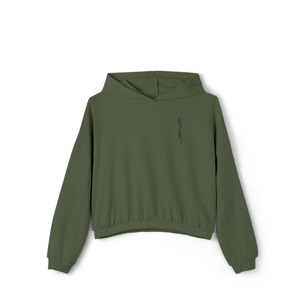 Thumbnail: PCC Logo: Women's Cinched Bottom Hoodie