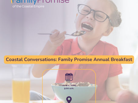 FAMILY PROMISE OF THE COASTAL EMPIRE ANNOUNCES COASTAL CONVERSATIONS FUNDRAISING BREAKFAST
