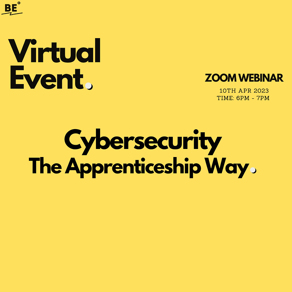 Getting into Cybersecurity: The Apprenticeship Way