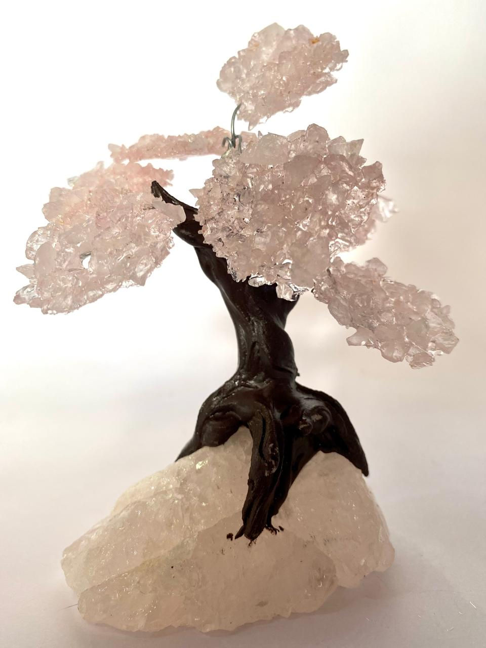 Bonsai de Quartzo Rosa - Pequeno