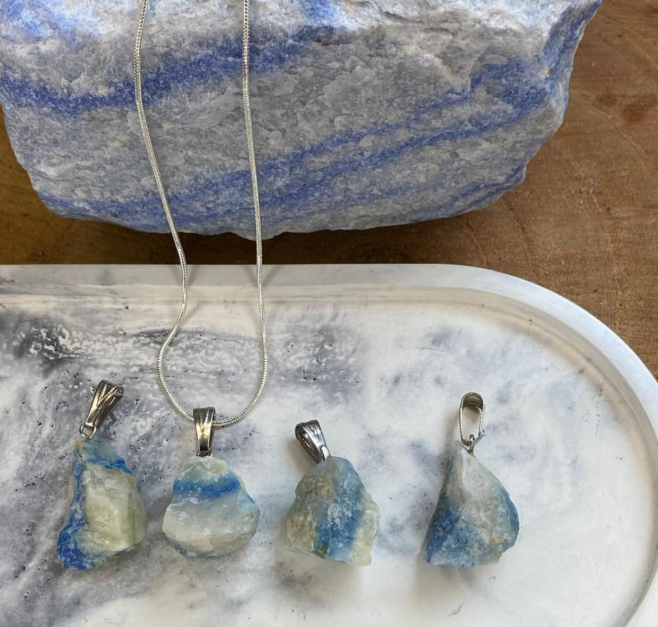 Pingente Bruto de Lazulita