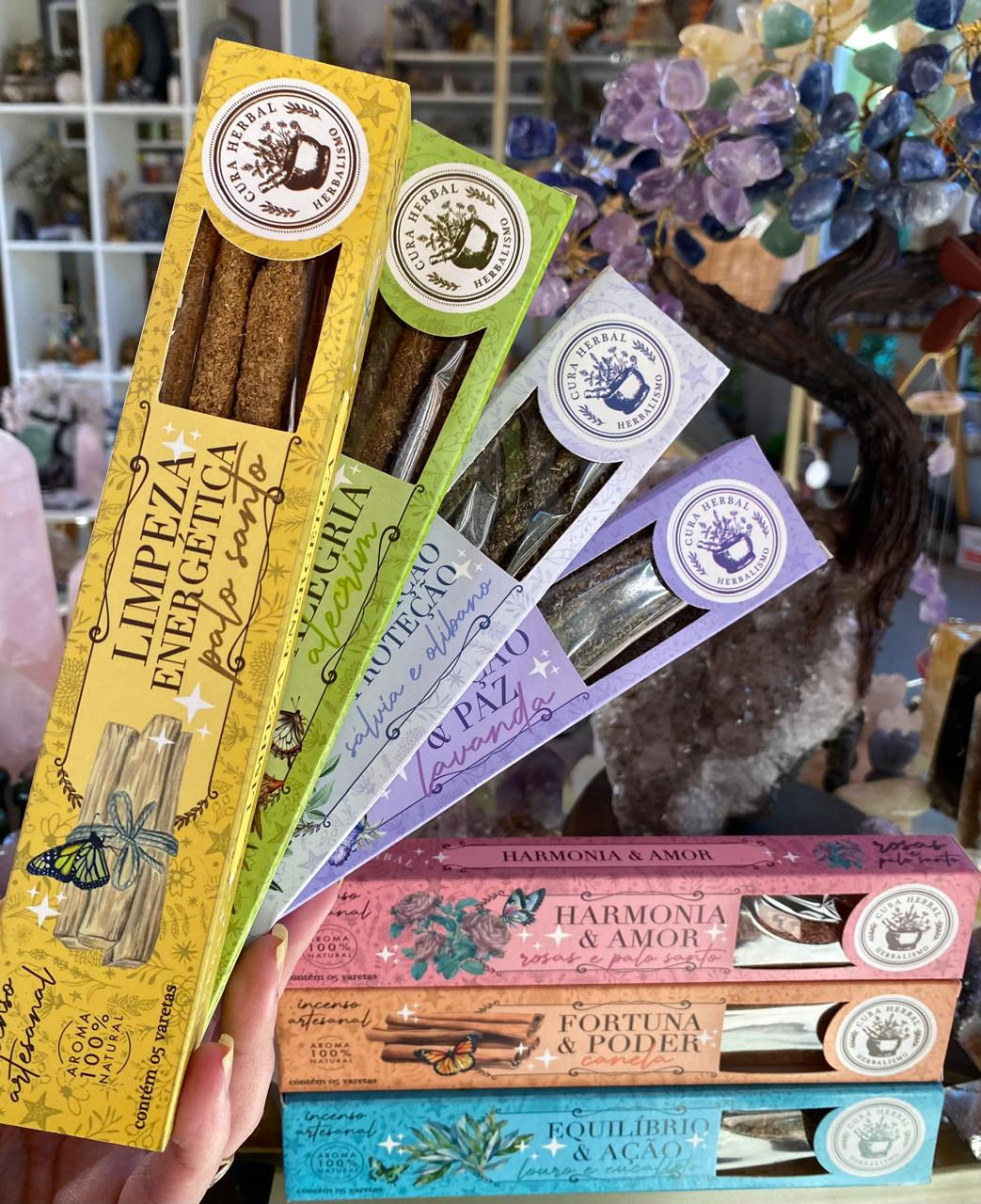 Incenso Artesanal Cura Herbal