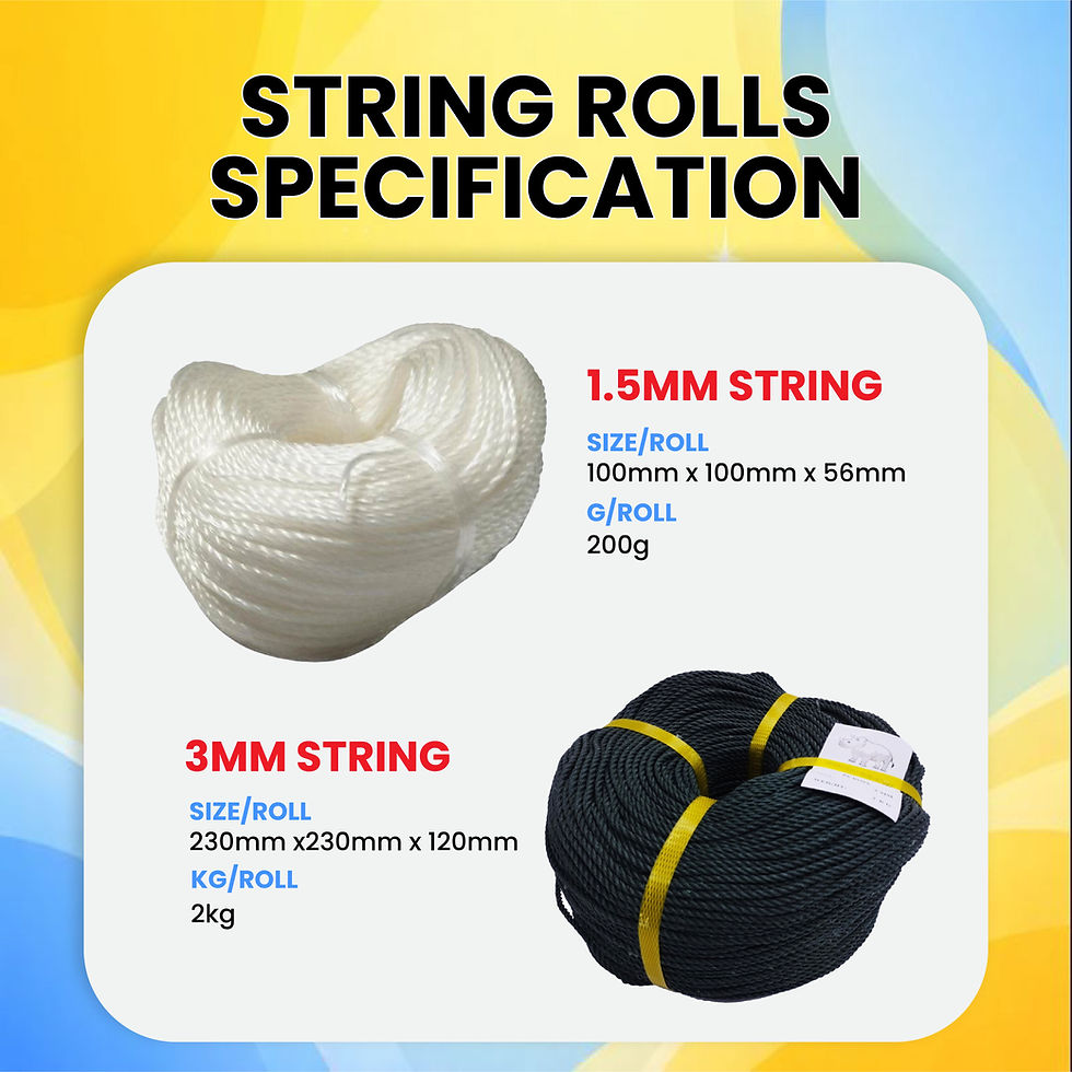 String Machine Banner String Rolls Multipurpose / Banner Various Sizes | OctaPrint MY