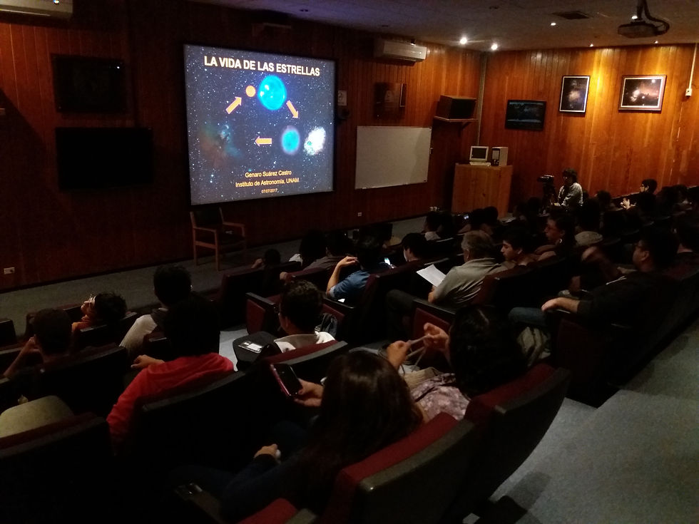 Public lecture at Institute of Astronomy, UNAM