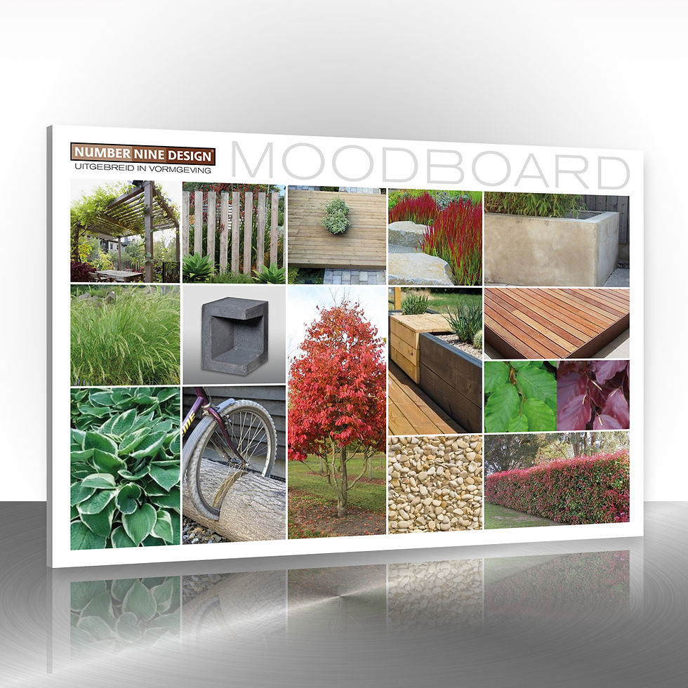 Number Nine Design Moodboard