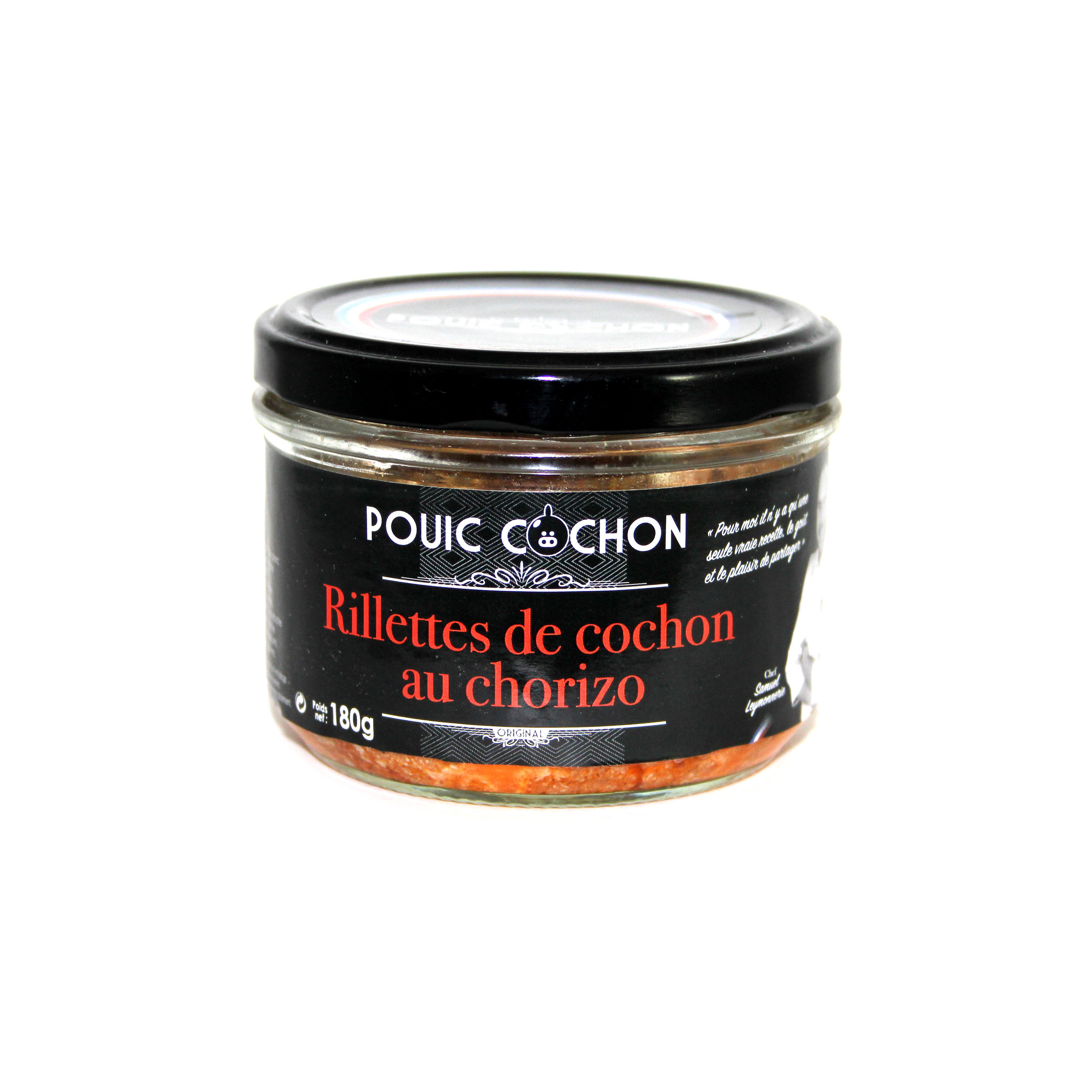 Rillettes de cochon au chorizo