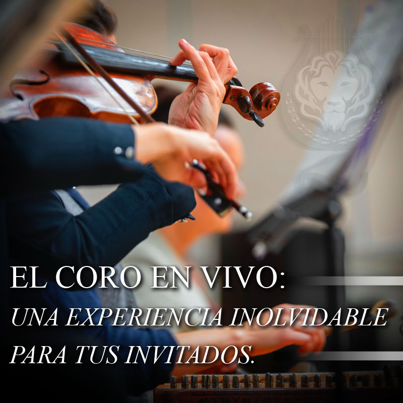 En Ezequiel Música Sagrada contamos con coro y orquesta en vivo para tus ceremonias.
