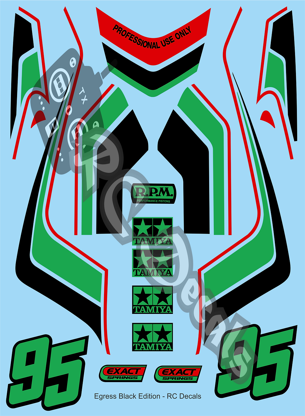 Thumbnail: Vintage Egress Black Edition Decals
