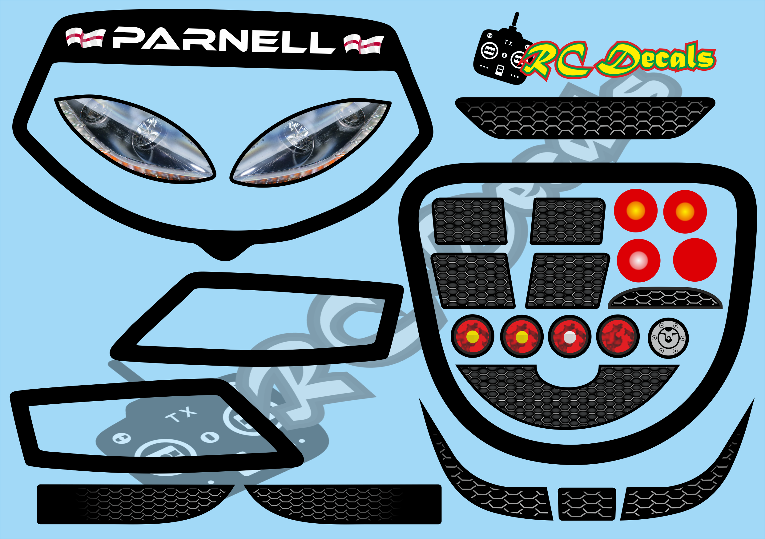 Phat 300R MTC/ Mini Window Frame & Lights Customise