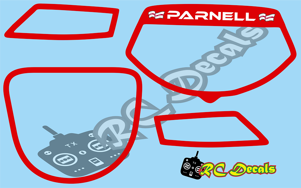 Thumbnail: Customise GT12 BittyDesign LS3 Window frame Set Choice or Colour