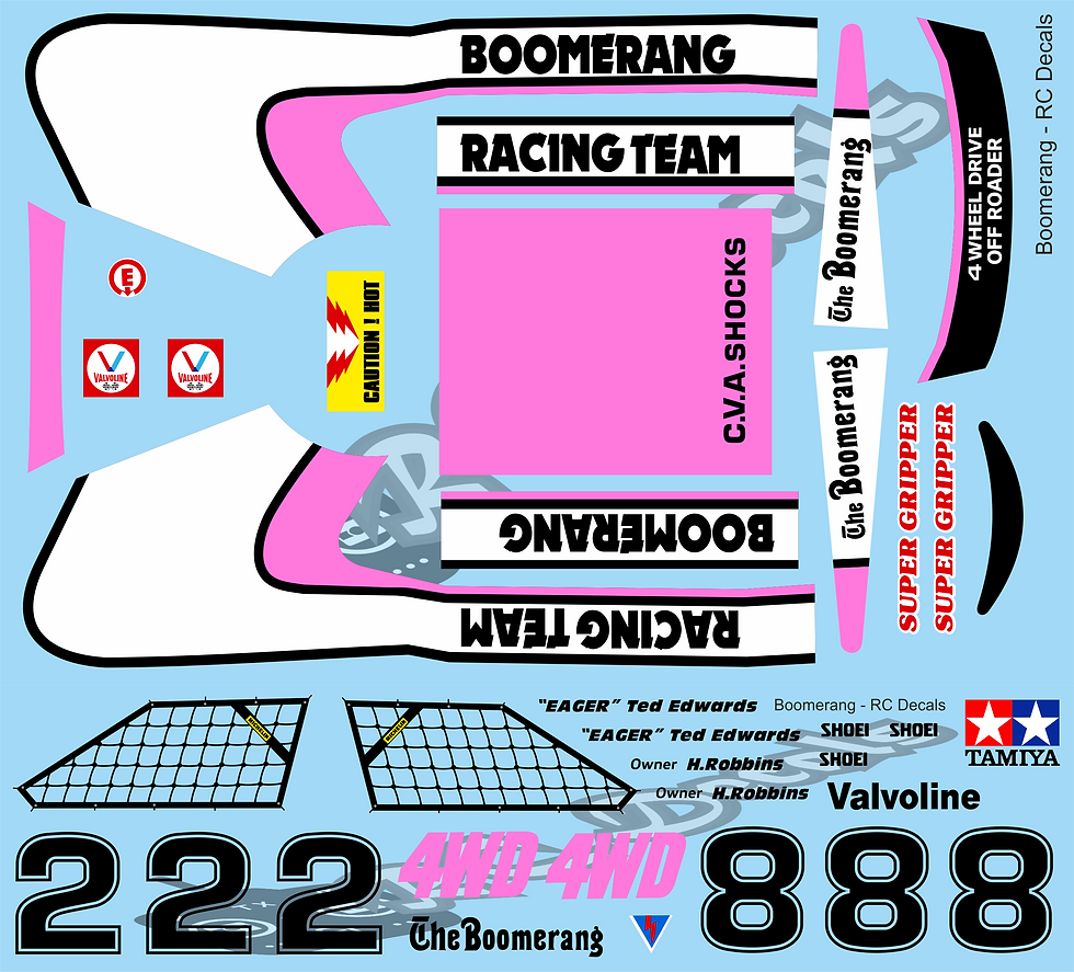Thumbnail: Vintage Boomerang Decals