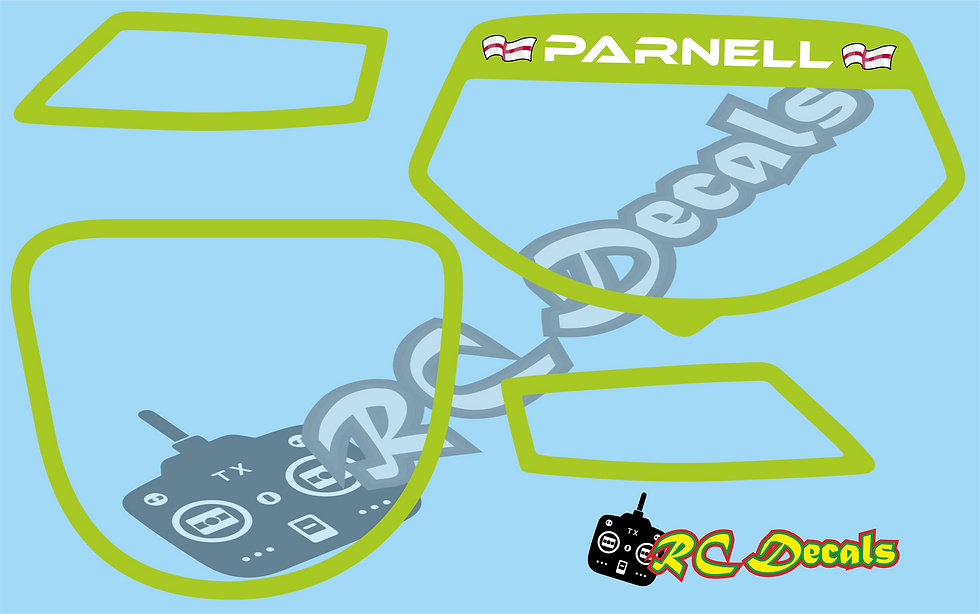 Thumbnail: Customise GT12 BittyDesign LS3 Window frame Set Choice or Colour