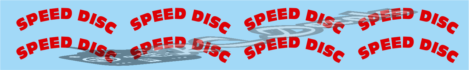 Tamiya Dirt Thrasher Speed Disc Wheel Decals