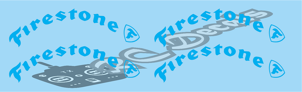 Thumbnail: Tamiya 1/12 Firestone Lunchbox Tyre Decals various colours