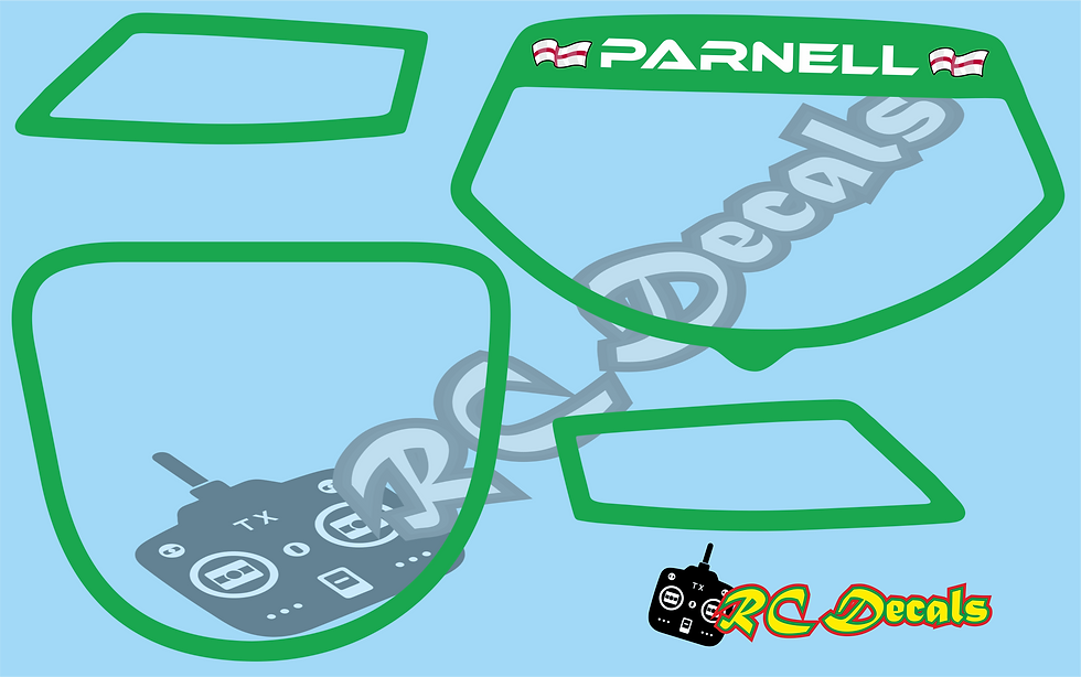Thumbnail: Customise GT12 BittyDesign LS3 Window frame Set Choice or Colour