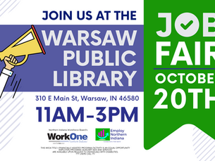 Join us for the Warsaw Library Job Fair!