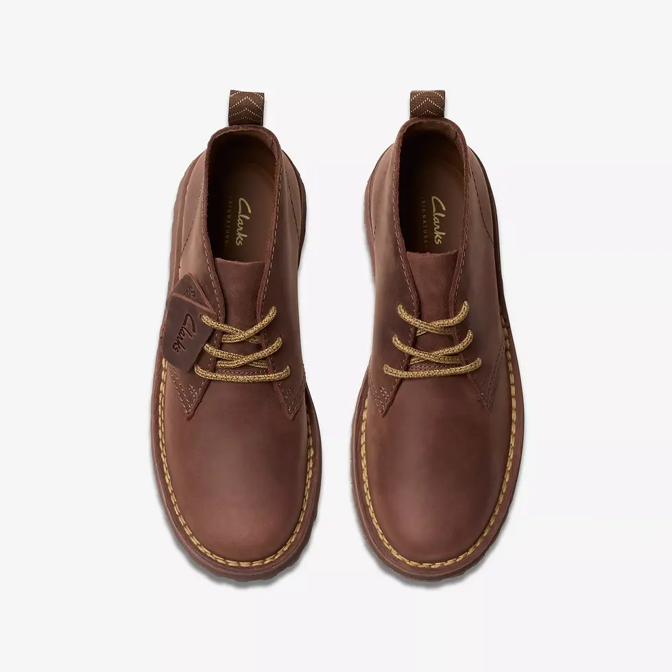 Miniature : CLARKS SOLSBURY Cuir Marron
