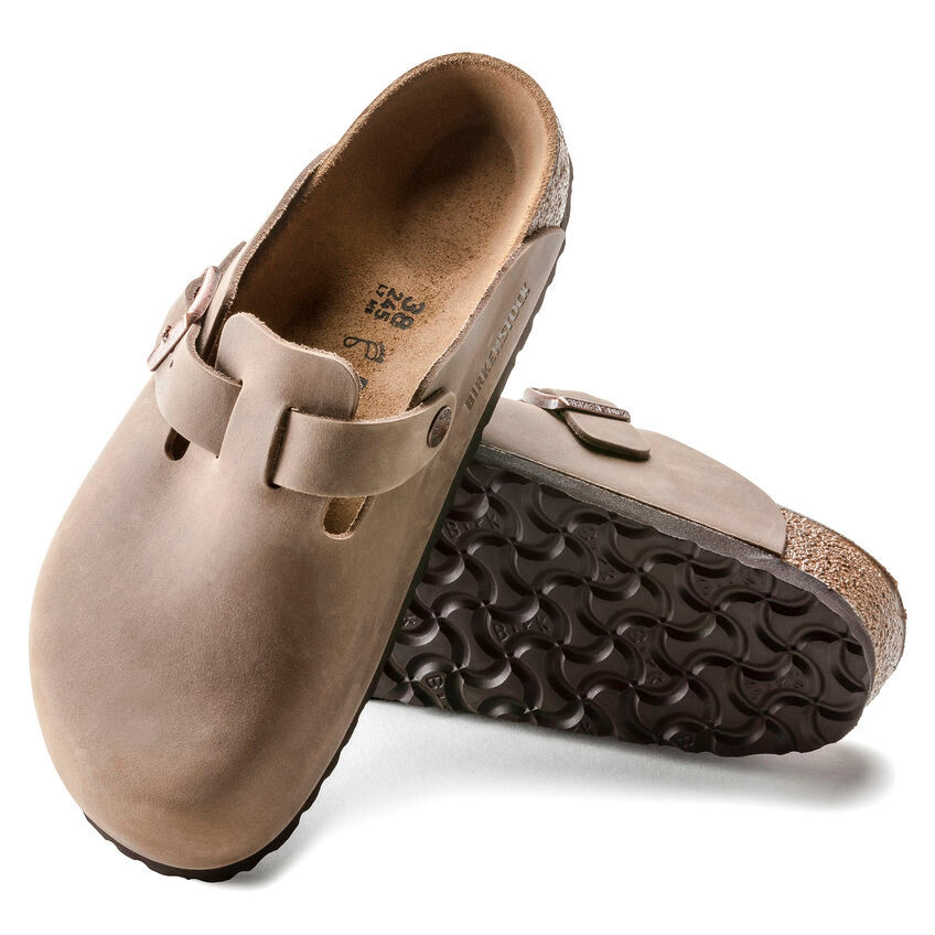 Miniature : Birkenstock Boston Cuir huilé / Tobacco Brown