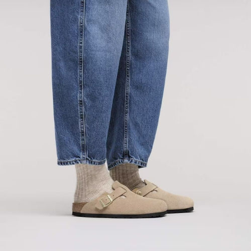 Miniature : BIRKENSTOCK BOSTON Suède beige