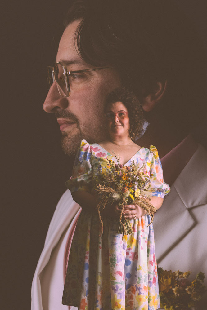 Awkward 80s courthouse elopement in the PNW