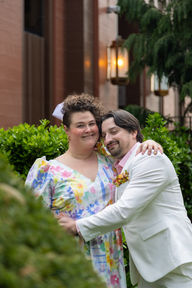 themed alternative awkward 80s elopement in Portland Or