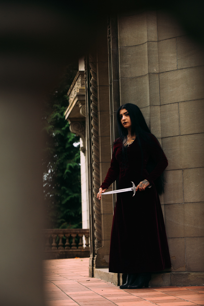 Beautiful alternative portraits of battle-ready badass, Golnar