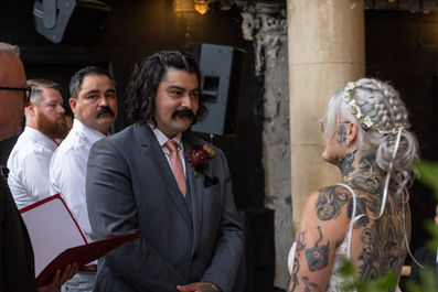 alternative wedding at Ruins at the Astor on Oregon Coast