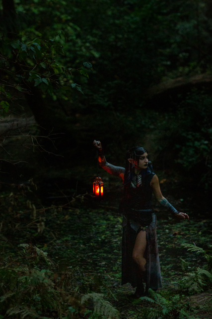 Beautiful alternative portraits of battle-ready badass, Golnar