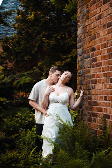 Dapper couple engage to celebrate wedding at Portland McMenamins