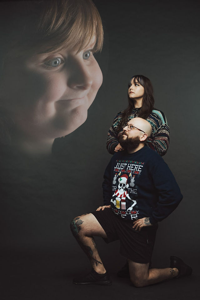 The ultimate Awkward 80's portrait photography session at Portland photo studio, hillarios, quirky, nostalgic holiday and year-round mini-session