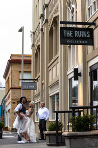 alternative wedding at Ruins at the Astor on Oregon Coast