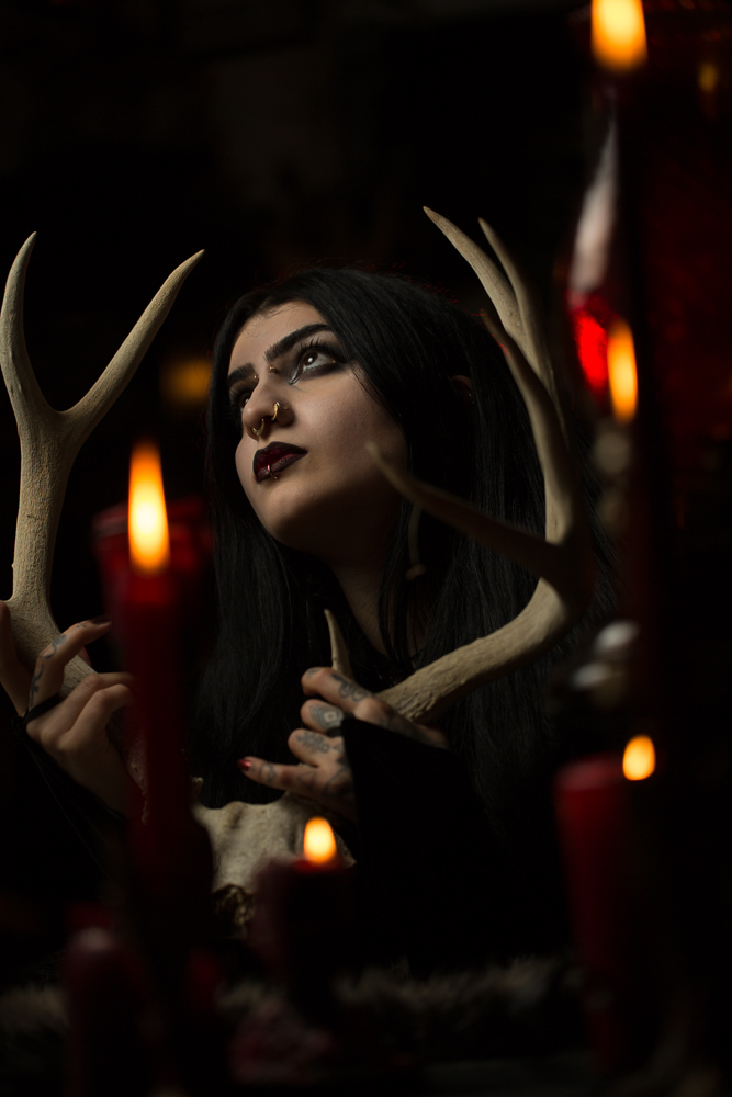 Beautiful alternative portraits of battle-ready badass, Golnar