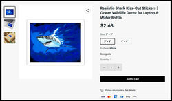 Great White Shark Sticker