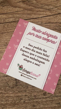 Cartão de Agradecimento
