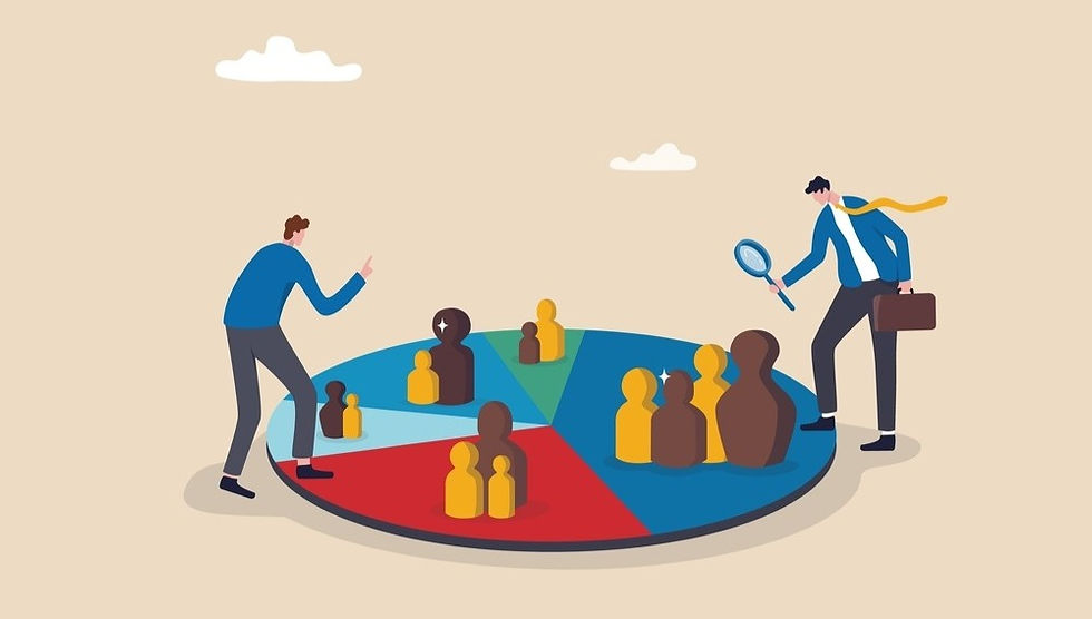 An illustration that represents cohort analysis