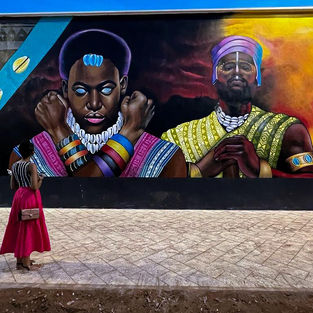 graffitti wall cotonu, benin